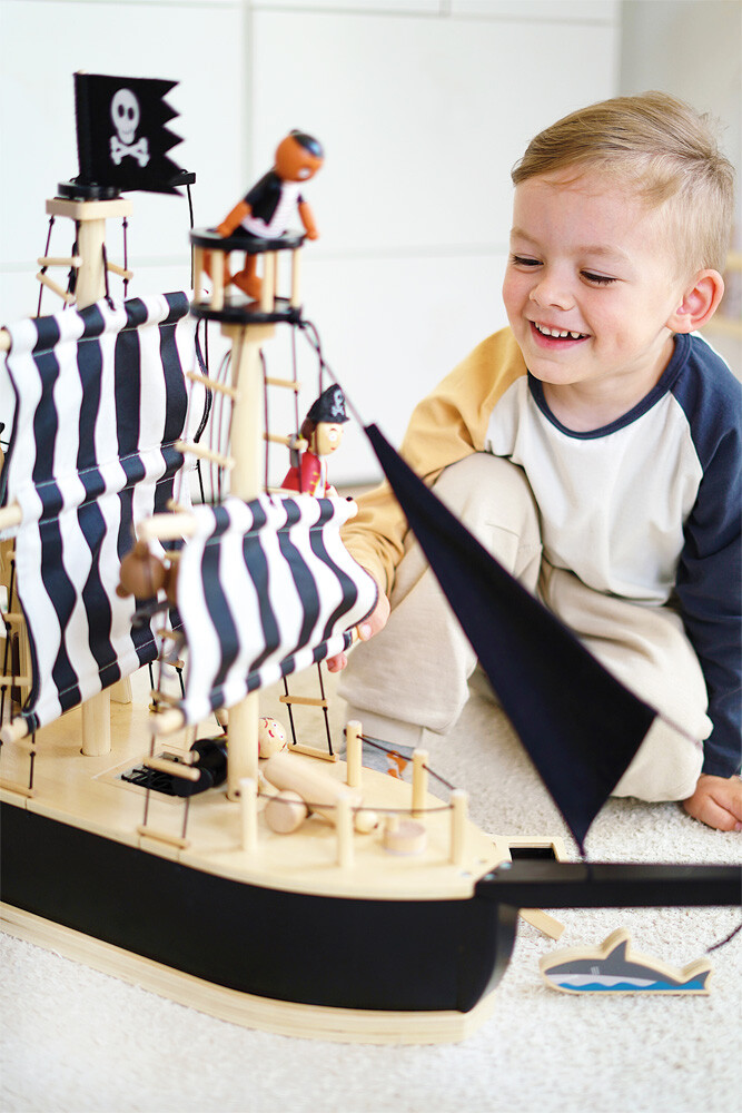 Piratskib Legetøj - Træ - Small Foot