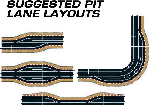 Scalextric Skinner - Pit Lane - Left Hand - 2 Stk - C7014