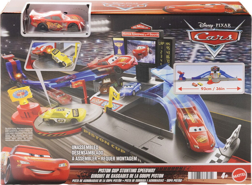 Disney Pixar Cars - Piston Cup Stunting Speedway - Mattel Jhl42