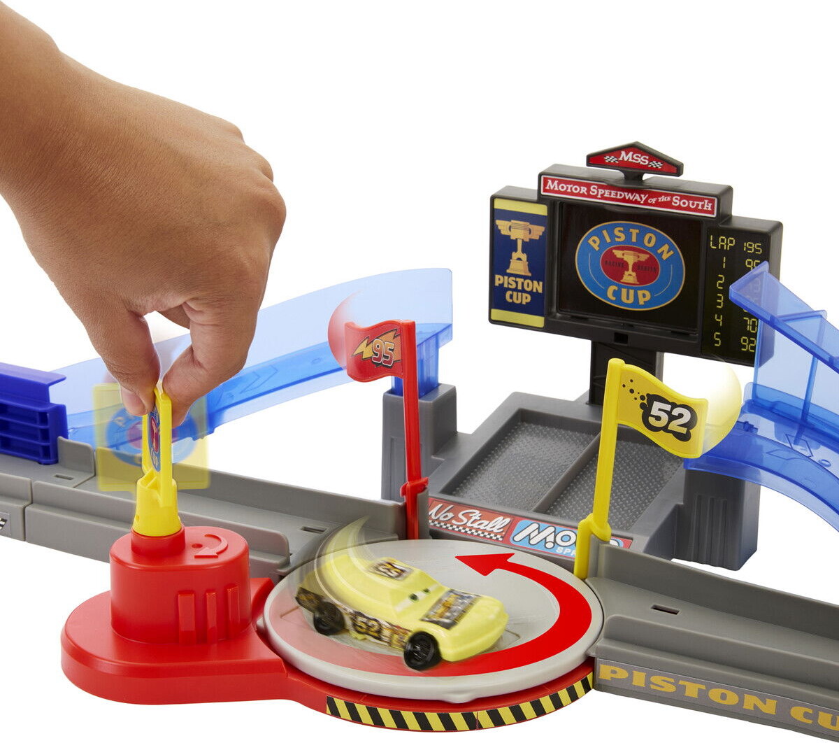 Disney Pixar Cars - Piston Cup Stunting Speedway - Mattel Jhl42