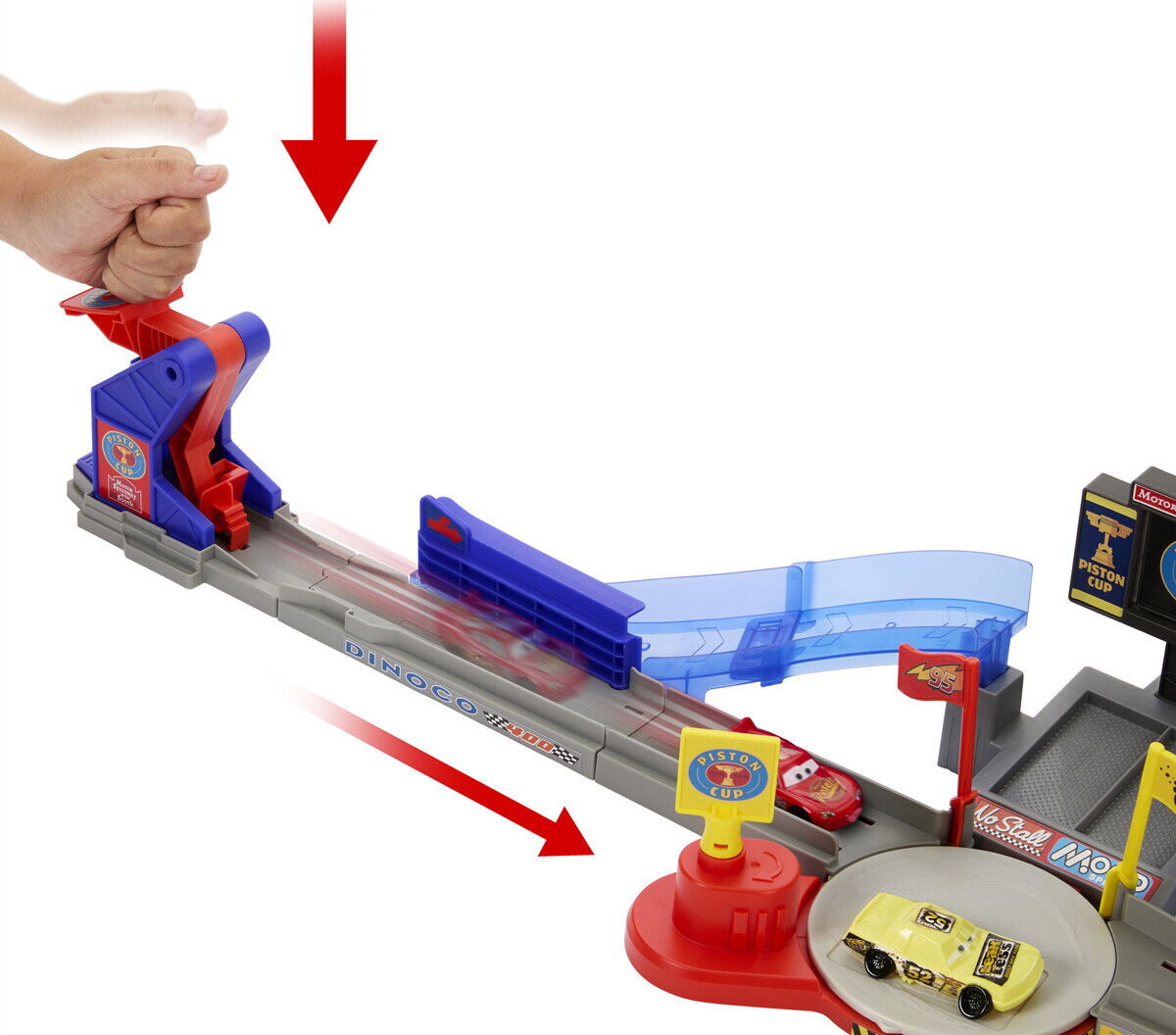 Disney Pixar Cars - Piston Cup Stunting Speedway - Mattel Jhl42