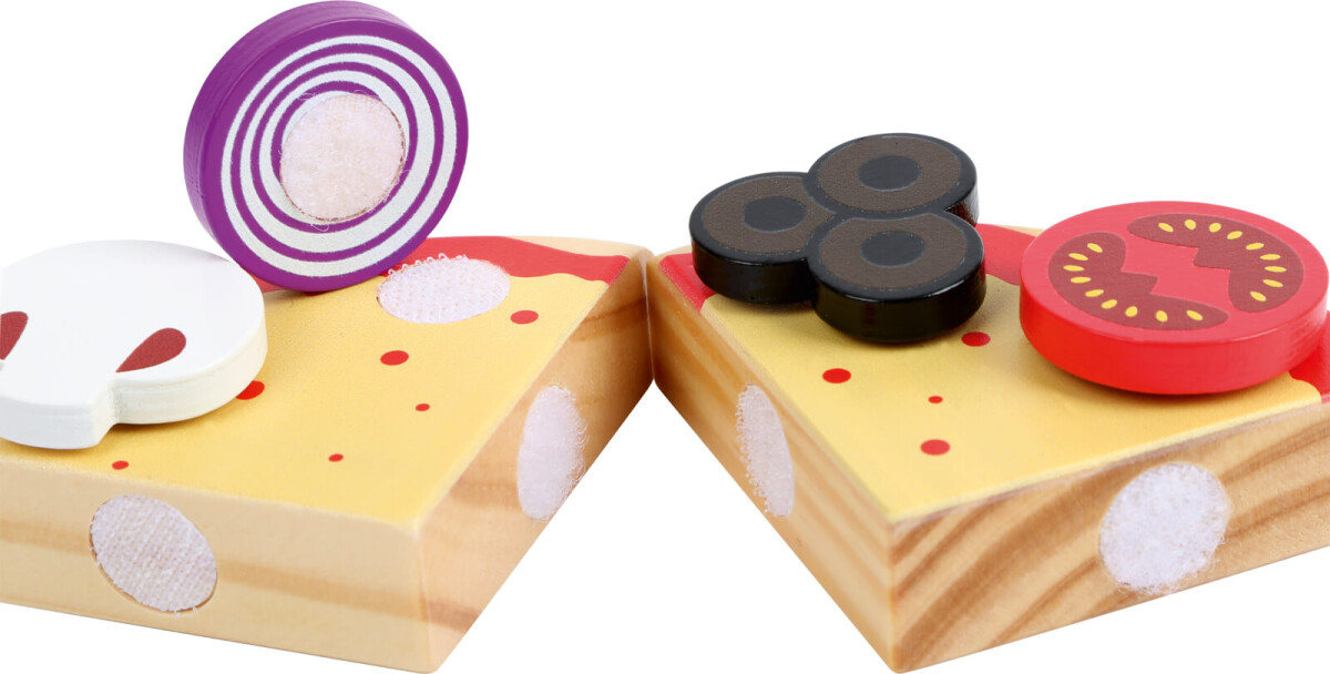 Pizzaovn Legetøj Med Tilbehør - Træ - 25 Dele - Small Foot