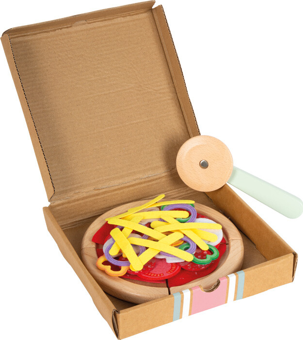 Legetøjs Pizza Sæt - Legemad I Træ - Small Foot