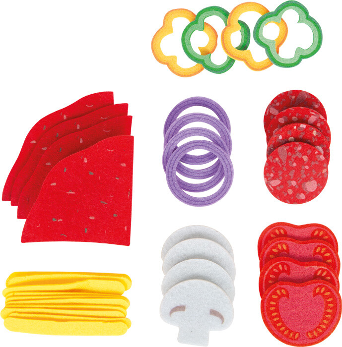 Legetøjs Pizza Sæt - Legemad I Træ - Small Foot