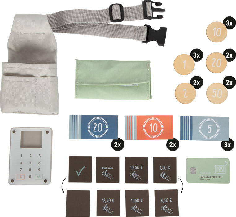 Pizzaria Legetøj - Sæt Med Pizzaovn Og Legepenge - Small Foot