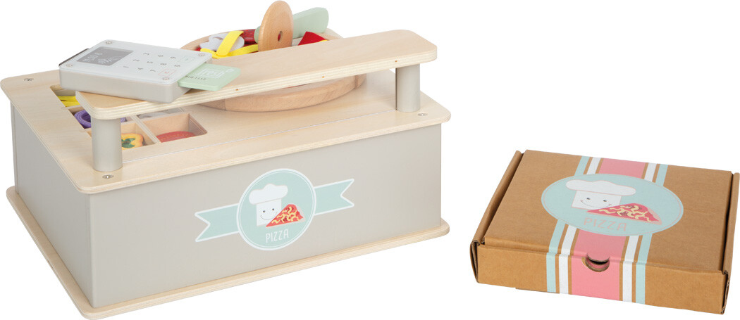 Pizzaria Legetøj - Sæt Med Pizzaovn Og Legepenge - Small Foot