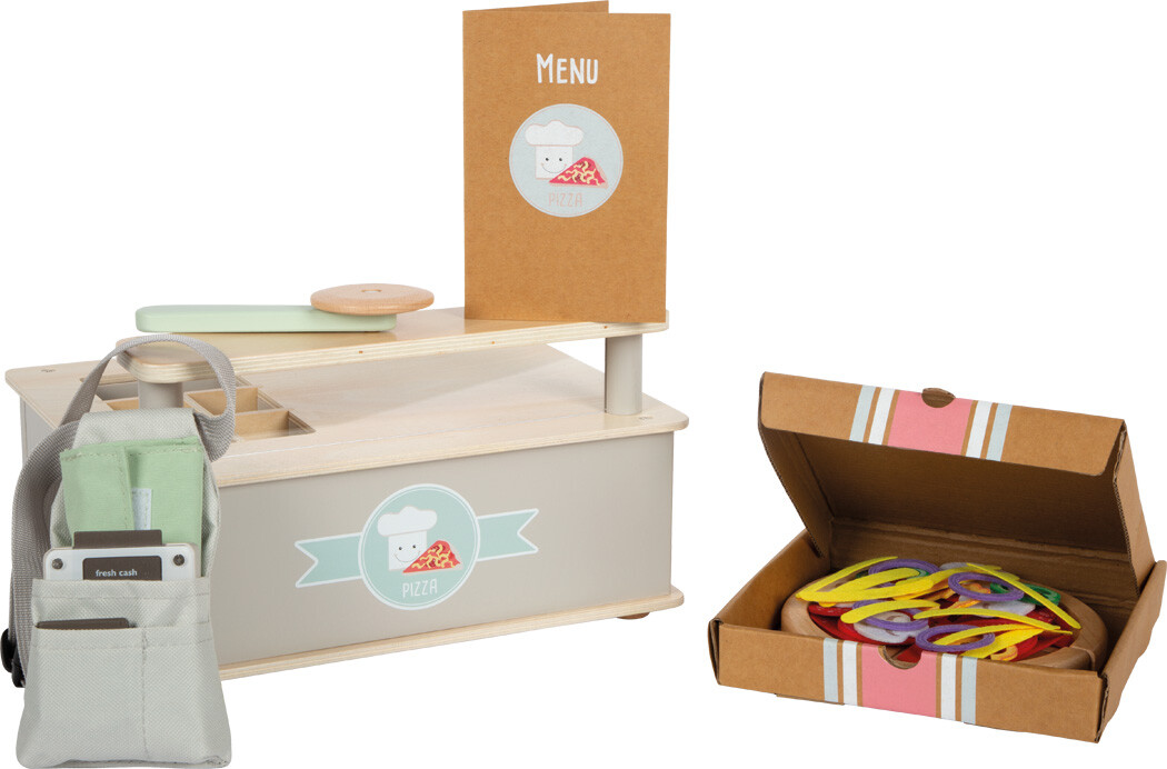 Pizzaria Legetøj - Sæt Med Pizzaovn Og Legepenge - Small Foot