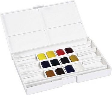 Lefranc Bourgeois - Aquarelle - Akvarelsæt - Fine - 12 Farver