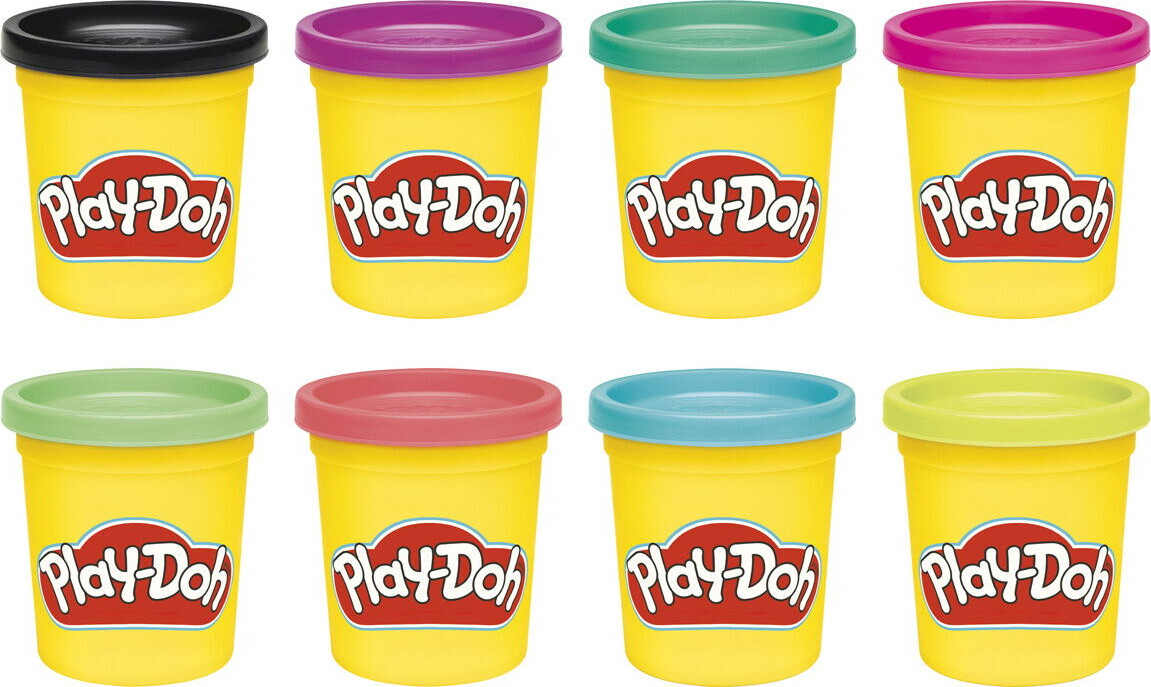 Play-Doh - Vibrant Modellervoks 8-Pak - 680 G - Hasbro G0692