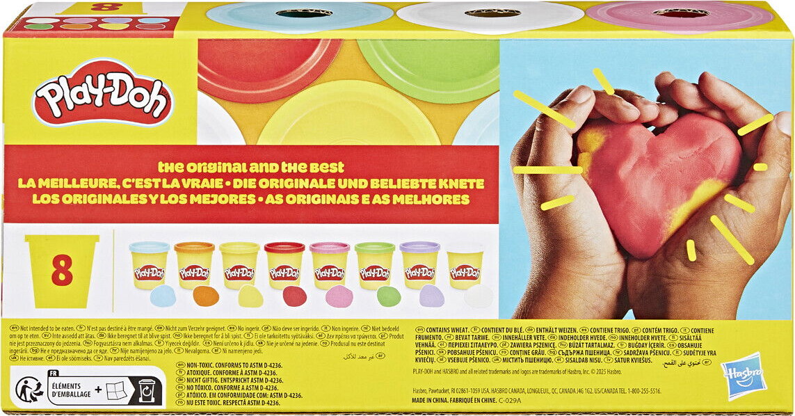 Play-Doh - 8 Pakke 680 G - Regnbue