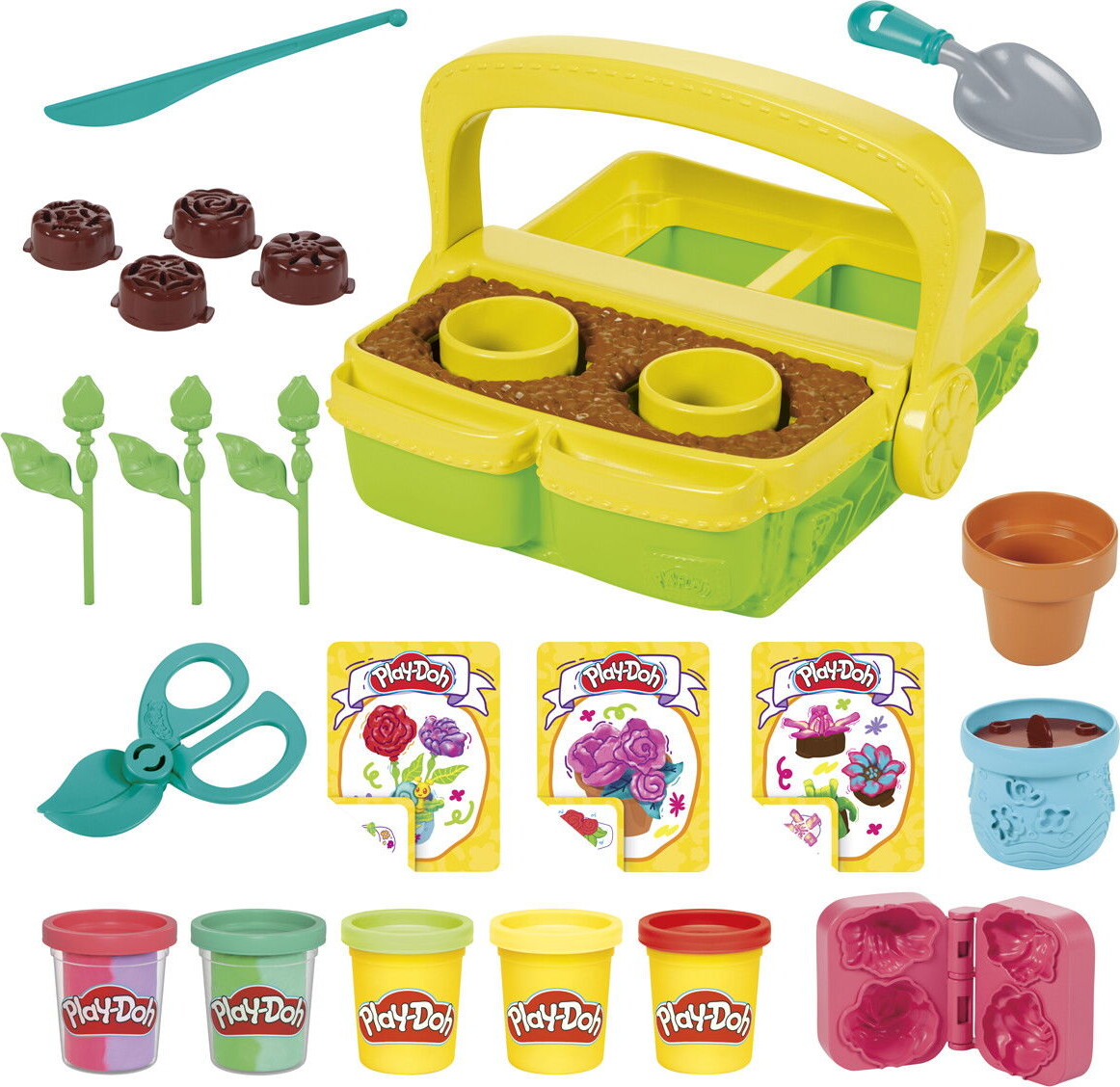Play-Doh - Blooming Flowers - Blomster Modellervoks Legesæt