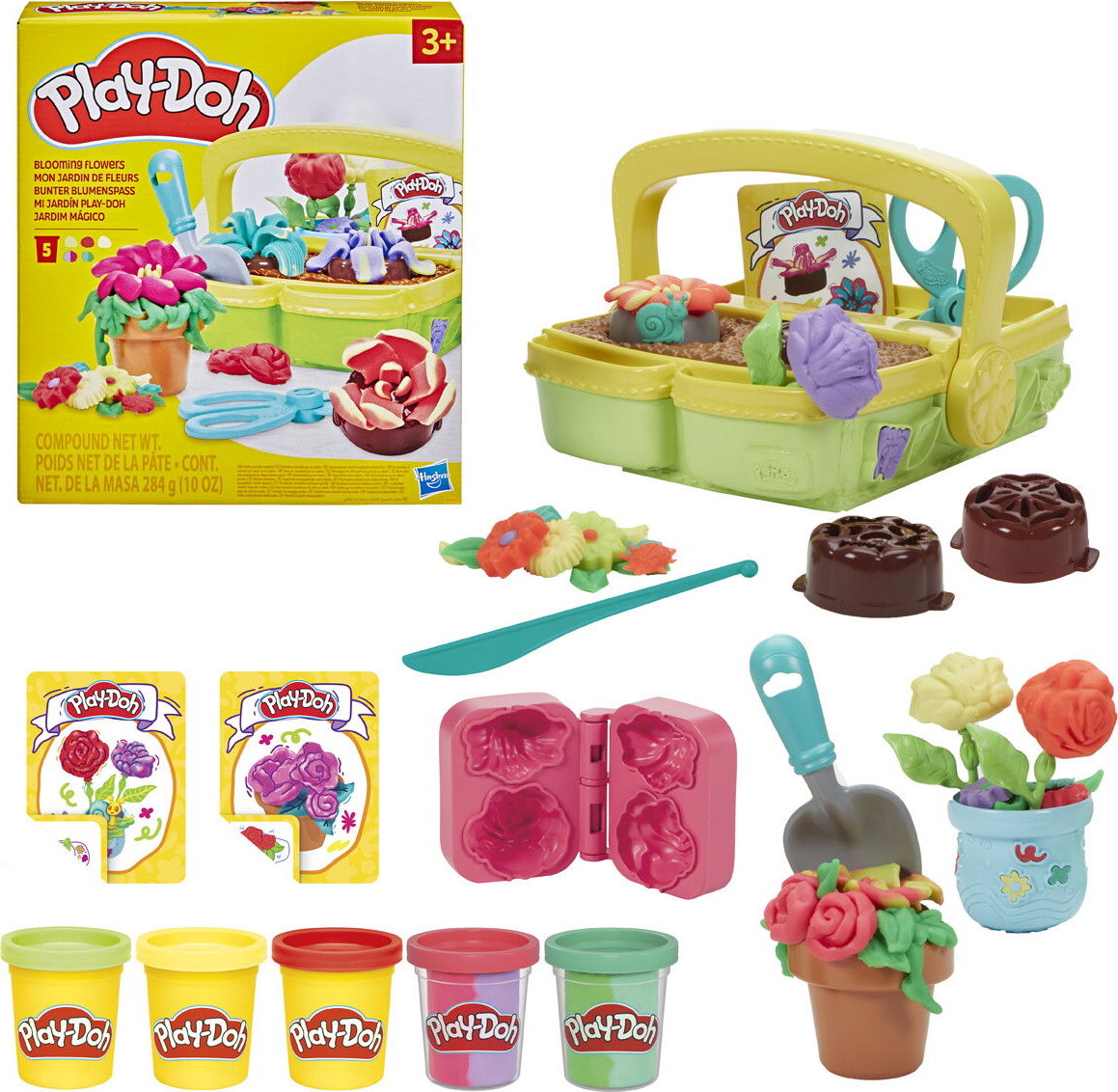 Play-Doh - Blooming Flowers - Blomster Modellervoks Legesæt