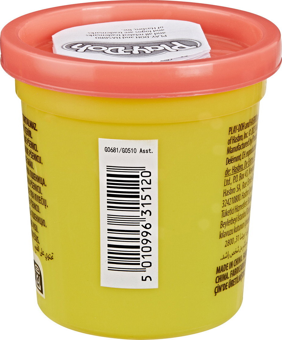 Play-Doh - Modellervoks Bøtte 85 G - Assorteret - Hasbro G0510