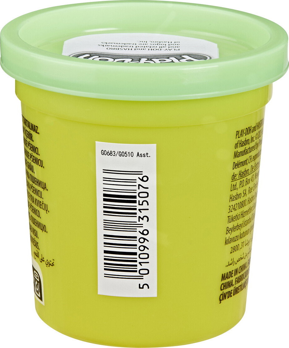 Play-Doh - Modellervoks Bøtte 85 G - Assorteret - Hasbro G0510