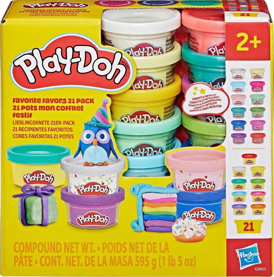 Play-Doh - Favorite Favors Modellervoks 21-Pak - Hasbro G3053