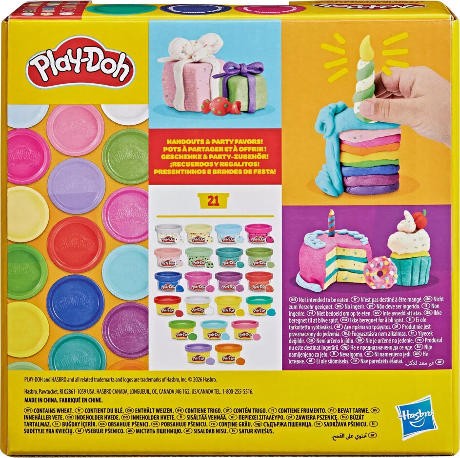 Play-Doh - Favorite Favors Modellervoks 21-Pak - Hasbro G3053