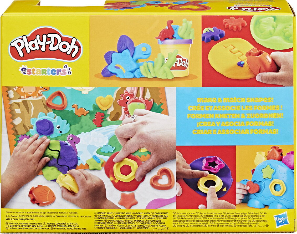 Play-Doh - Shapes Colors Dino Starters - Modellervoks Legesæt