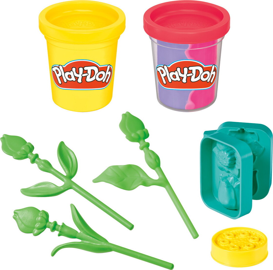 Play-Doh - Lil Flowers Modellervoks - Assorteret - Hasbro G2476