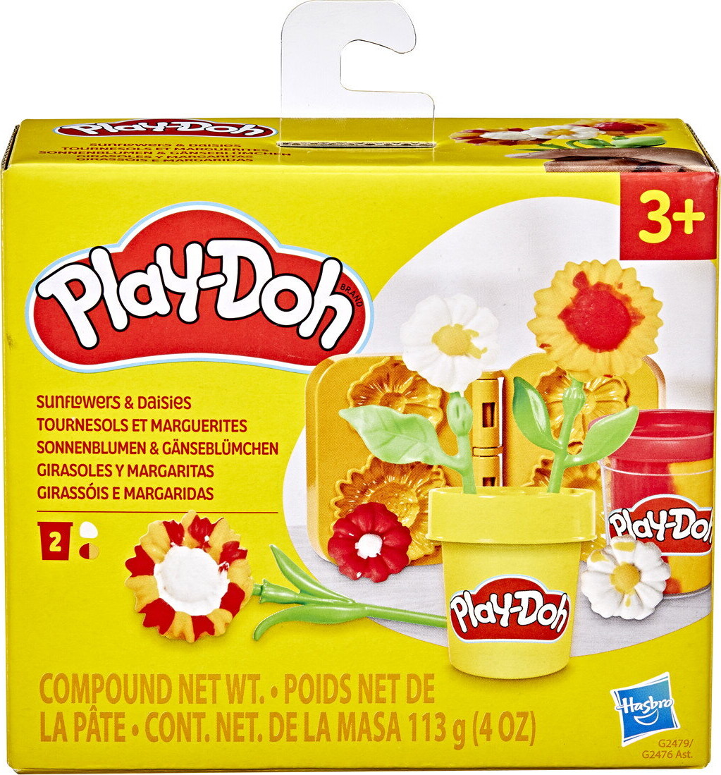 Play-Doh - Lil Flowers Modellervoks - Assorteret - Hasbro G2476