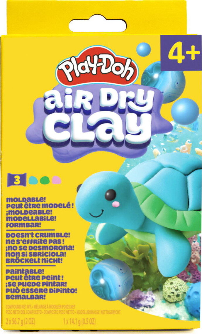 Play Doh - Lufttørrende Ler Buddy Peg Boks - Assorteret - Hasbro
