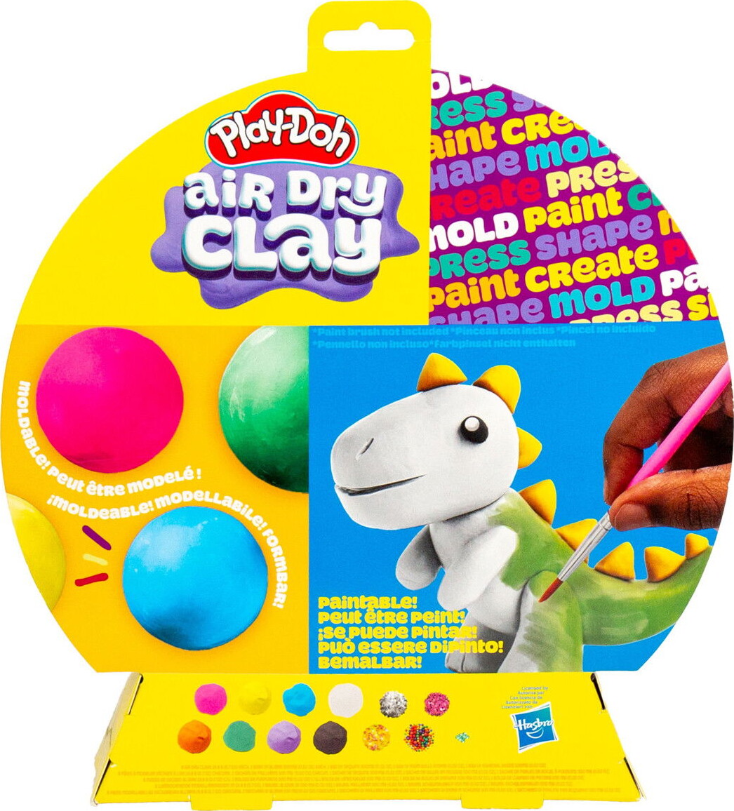 Play-Doh - Air Dry Clay - Mix Play Variety - Lufttørrende Ler Hjul