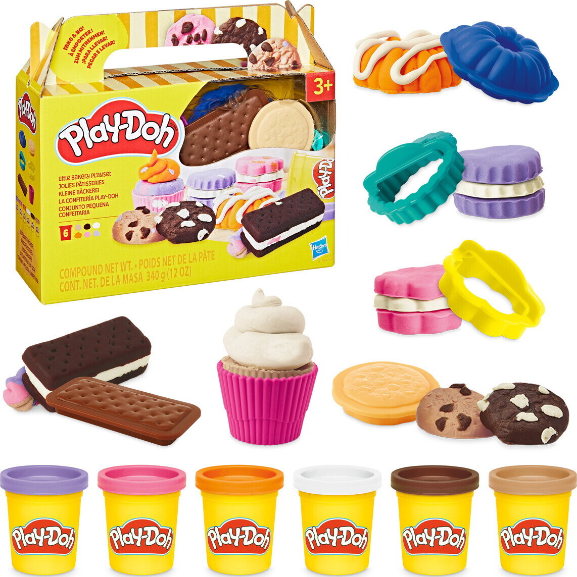 Play-Doh - Food Shapes - Assorteret - Hasbro G1609