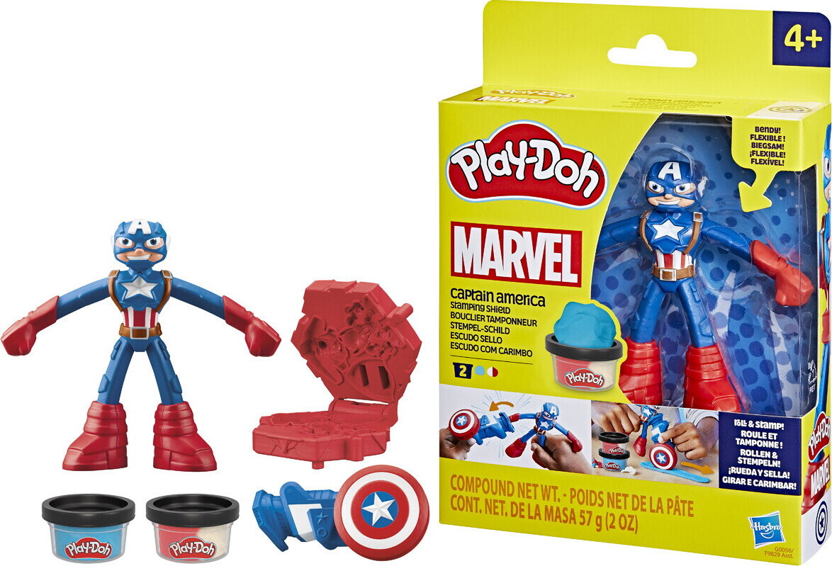 Play-Doh - Marvel Figurer - Assorteret - Hasbro F9829