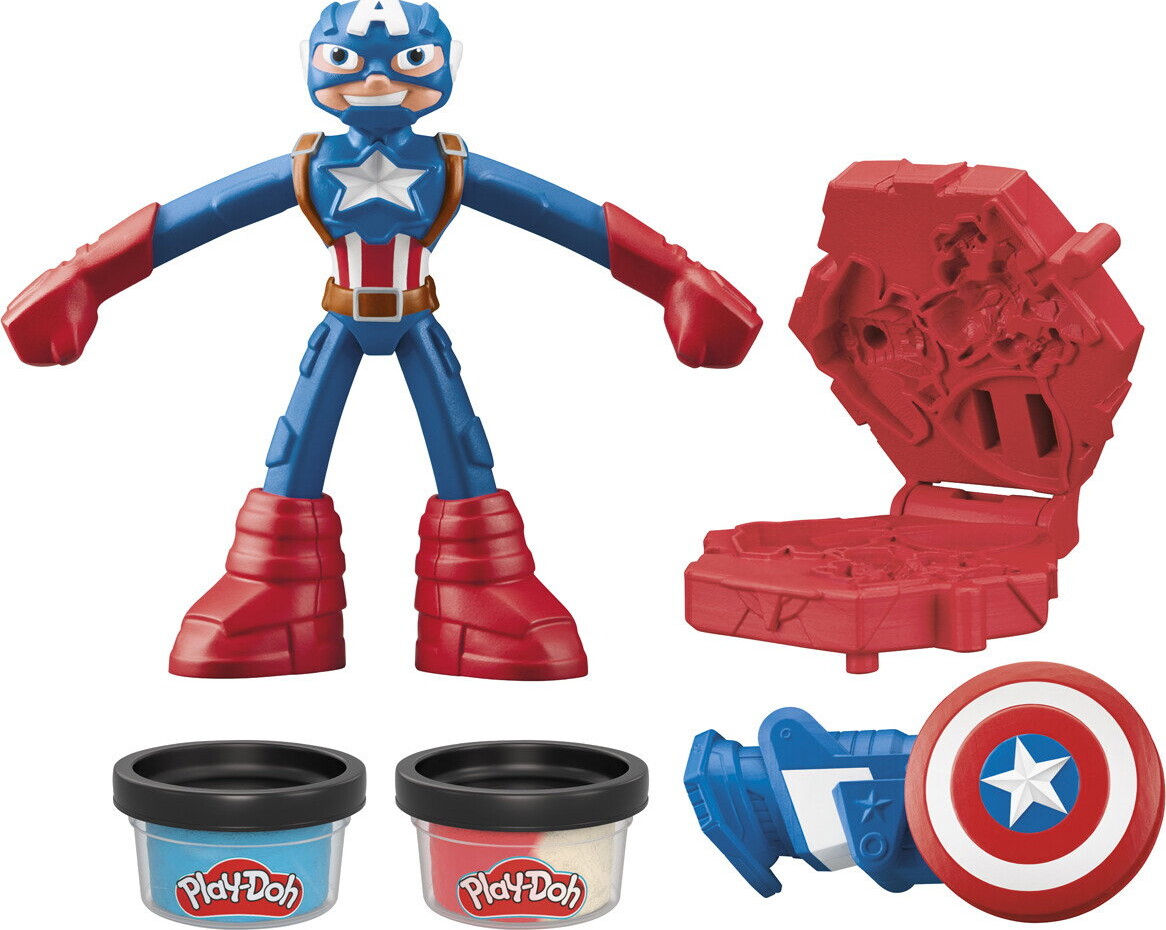 Play-Doh - Marvel Figurer - Assorteret - Hasbro F9829