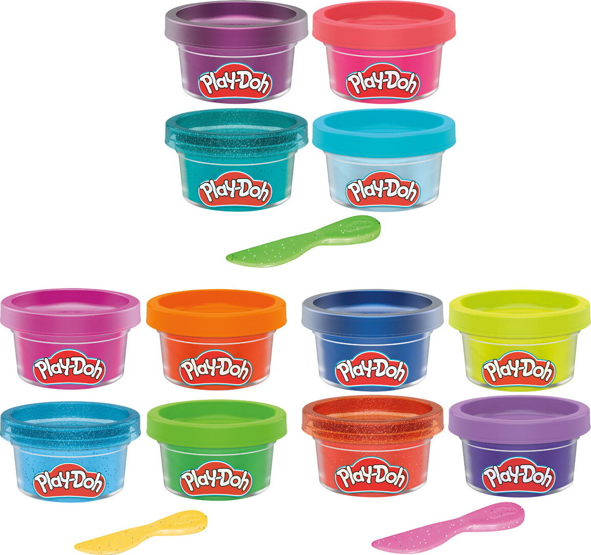 Play-Doh - Mini Farve - 4-Pak 113 G - Assorteret - Hasbro F7172