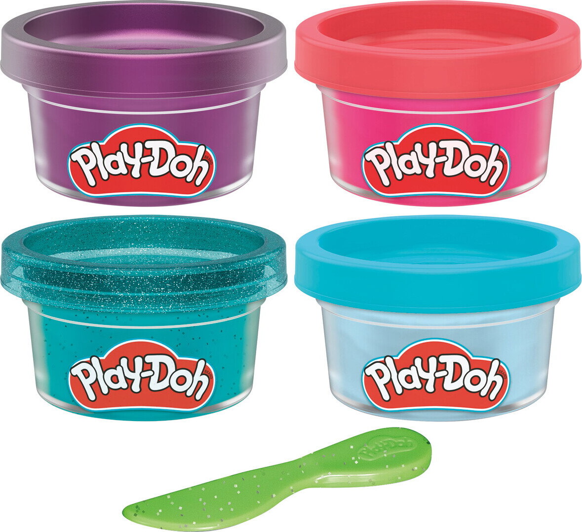 Play-Doh - Mini Farve - 4-Pak 113 G - Assorteret - Hasbro F7172