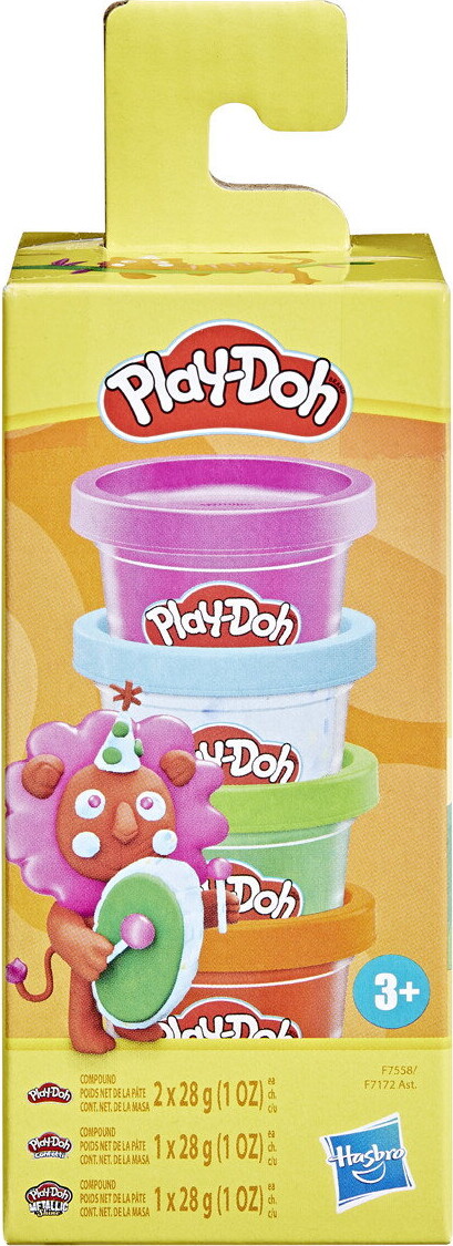 Play-Doh - Mini Farve - 4-Pak 113 G - Assorteret - Hasbro F7172