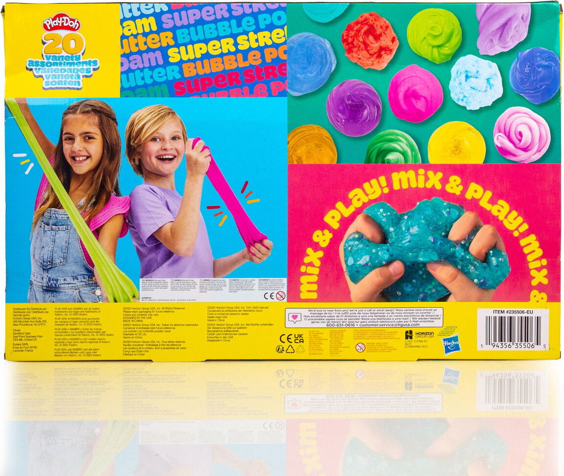 Play-Doh - Mix Play Variety - Modellervoks Sæt - 20-Pak