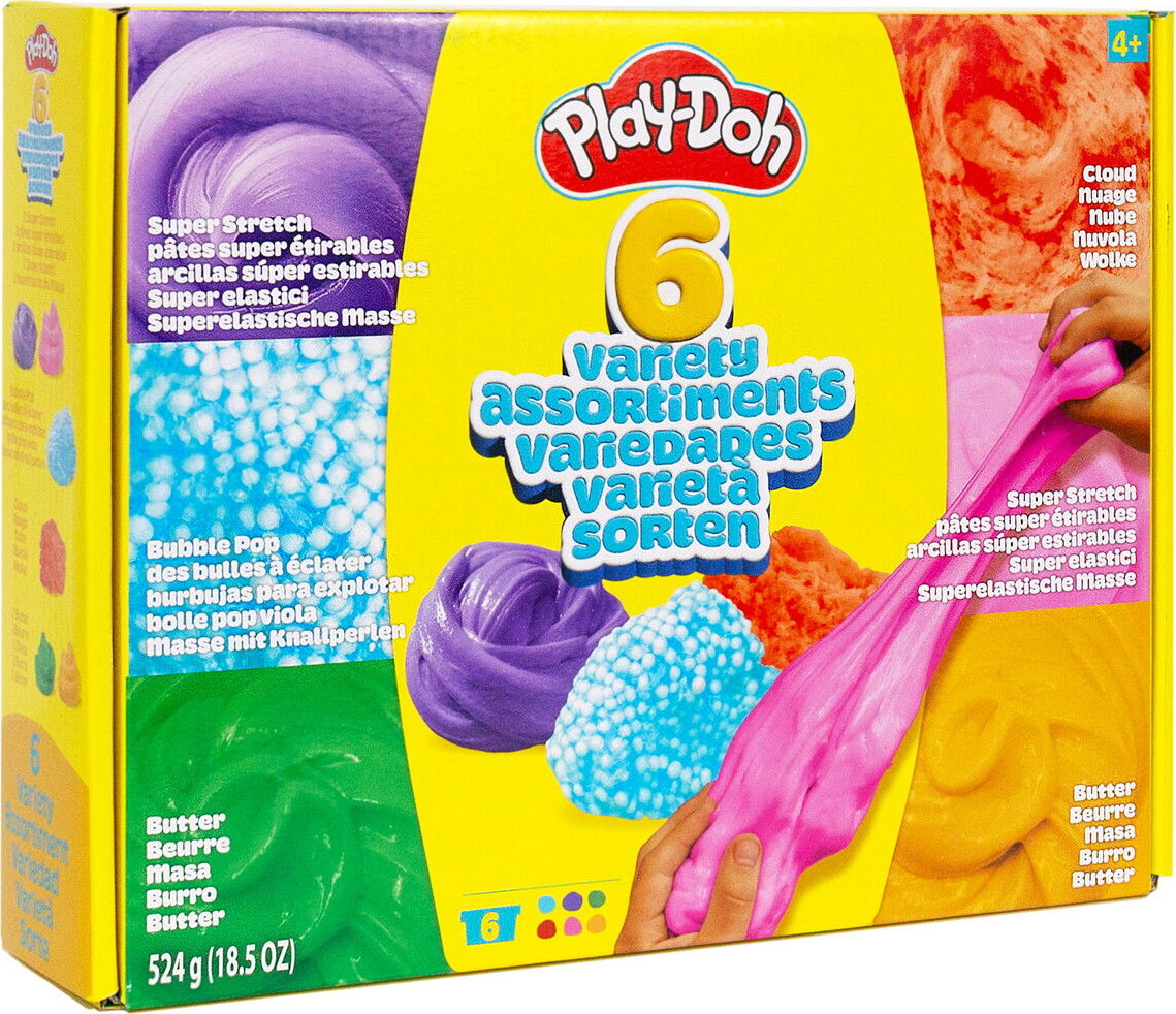 Play-Doh - Multi Variety Modellervoks Specialvarianter - 6-Pak