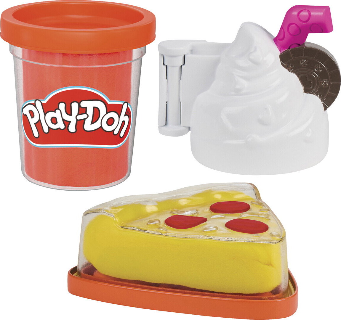 Play-Doh - Treats To Go Modellervoks - Assorteret - Hasbro G2303