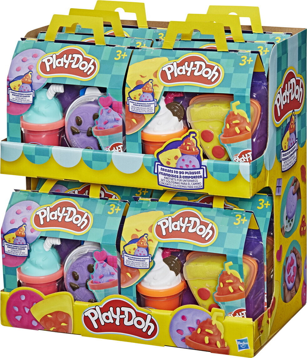 Play-Doh - Treats To Go Modellervoks - Assorteret - Hasbro G2303