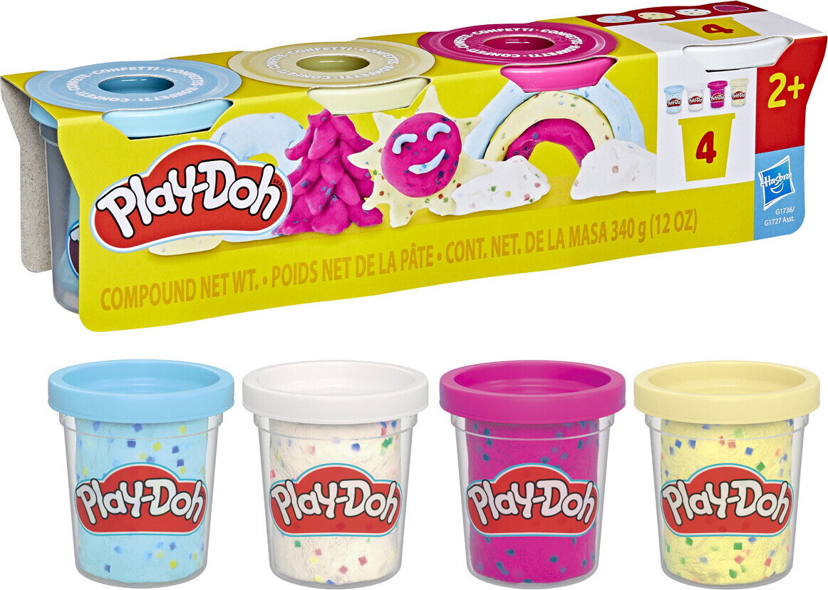 Play-Doh - Specialty 4-Pak 340 G - Assorteret - Hasbro G1727