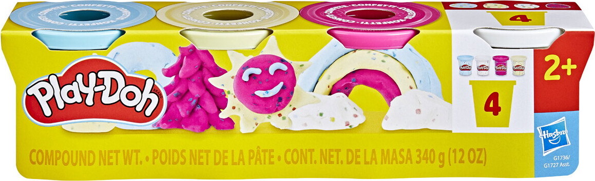 Play-Doh - Specialty 4-Pak 340 G - Assorteret - Hasbro G1727