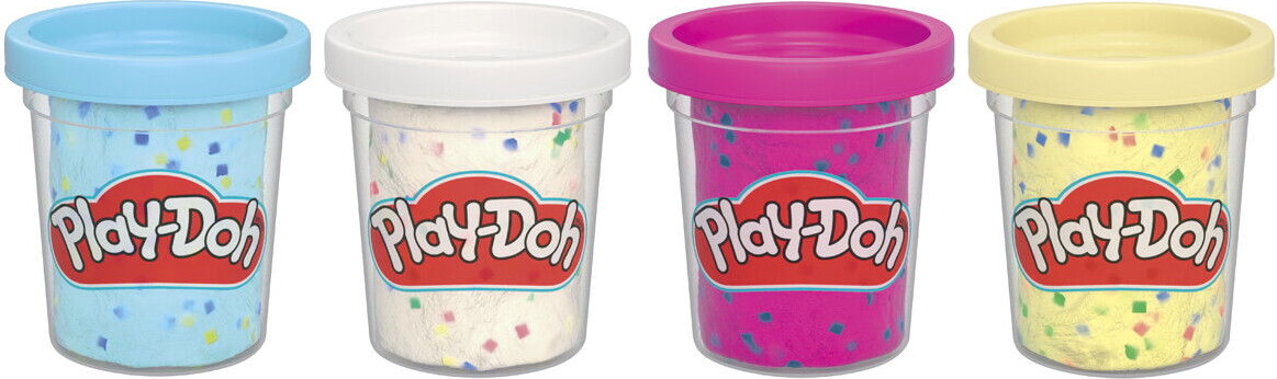 Play-Doh - Specialitet Modellervoks - Konfetti Sjov - 4-Pak - 340 G