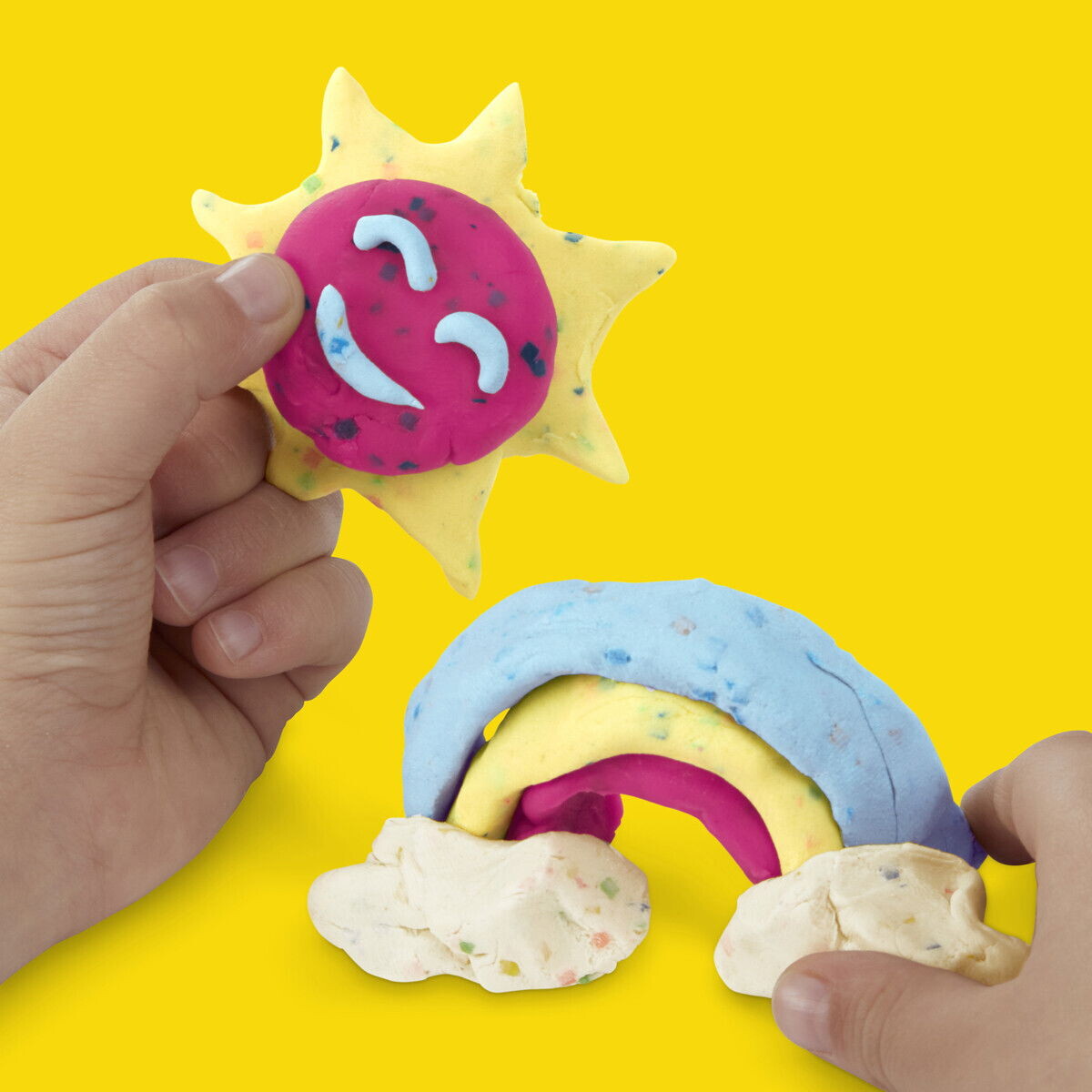 Play-Doh - Specialitet Modellervoks - Konfetti Sjov - 4-Pak - 340 G
