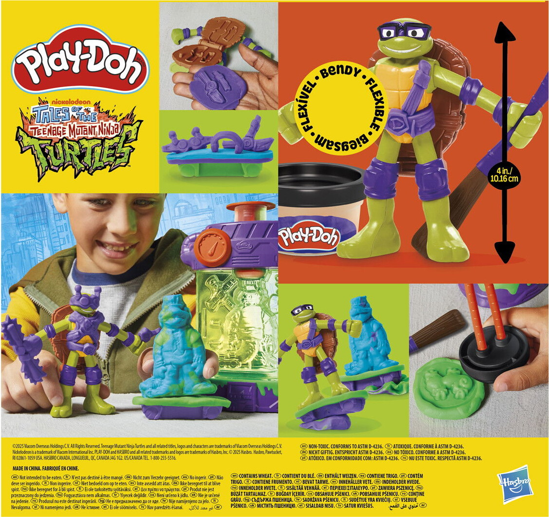 Play-Doh - Ninja Turtles Mutation Station - Modellervoks Legesæt