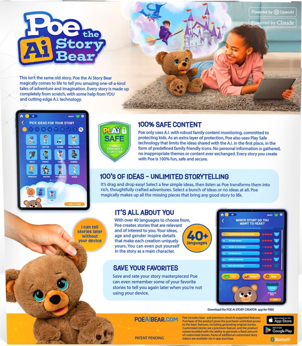 Play-I Poe - Interaktiv Ai Bamse