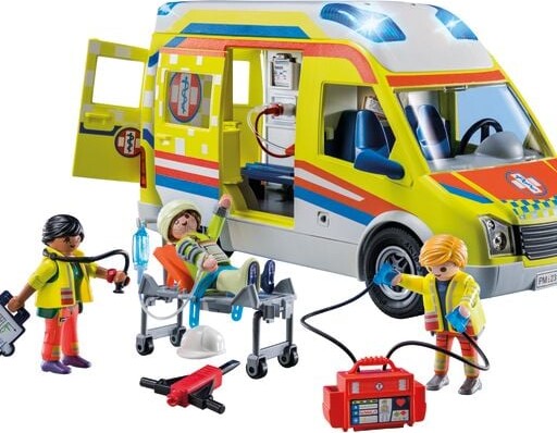 Playmobil City Life - Ambulance Med Lys Og Lyd - 71202