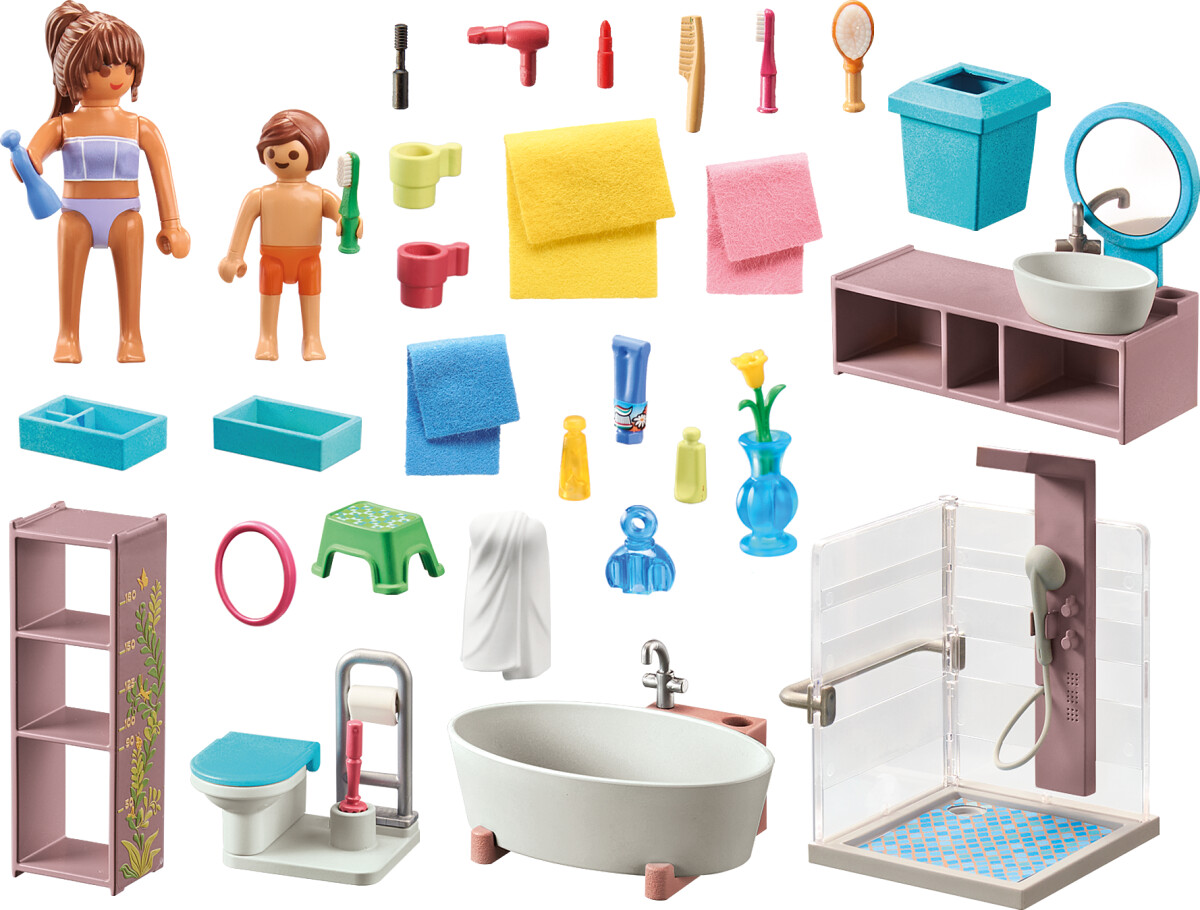 Playmobil Mylife - Badeværelse Legesæt - 71611