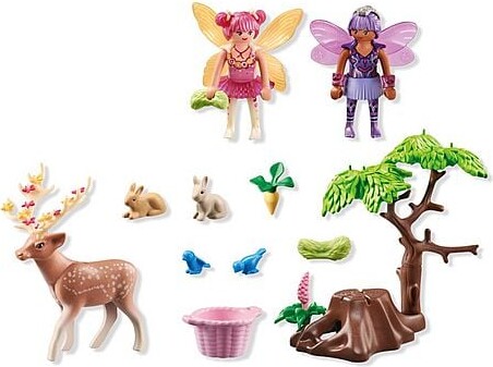 Playmobil Princess Magic - Feer Med Skovdyr - 71800