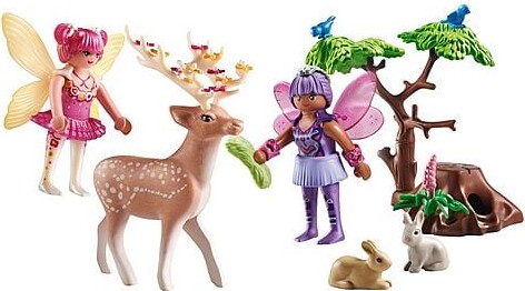 Playmobil Princess Magic - Feer Med Skovdyr - 71800