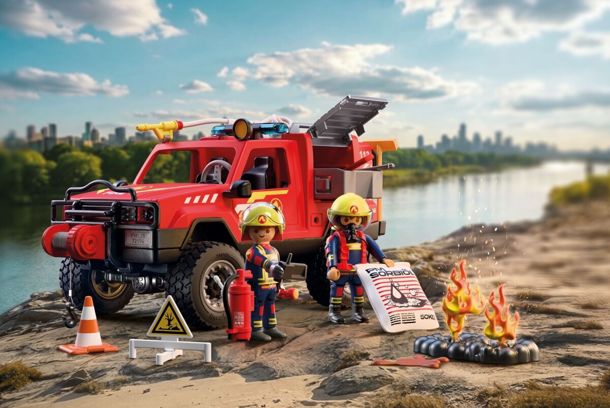 Playmobil 72194 - Fire Pickup Truck - City Action - Brandbil