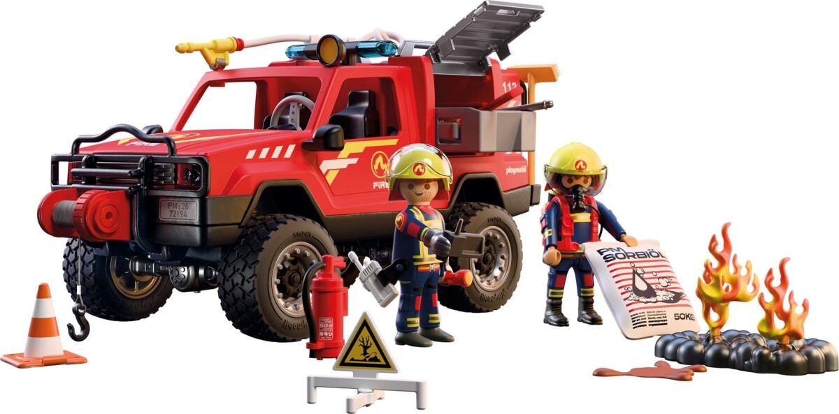 Playmobil 72194 - Fire Pickup Truck - City Action - Brandbil
