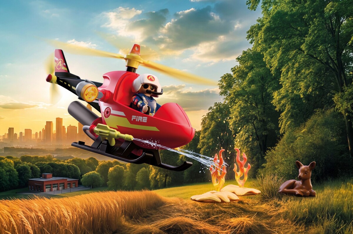 Playmobil 72196 - Firefighting Helicopter - City Action - Helikopter