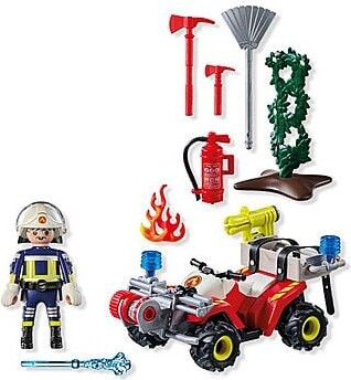 Playmobil Action Heroes - Brandsluknings Quad - 71825