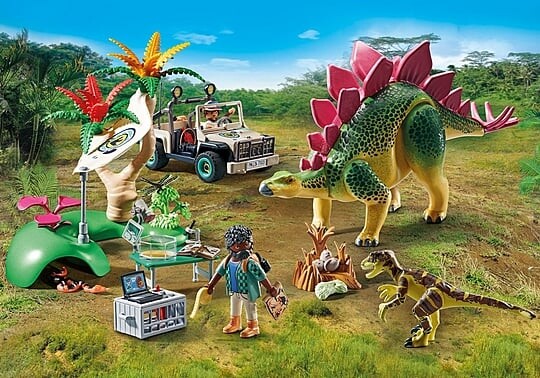 Playmobil Dinos - Forskningslejr Med Dinoer - 71523